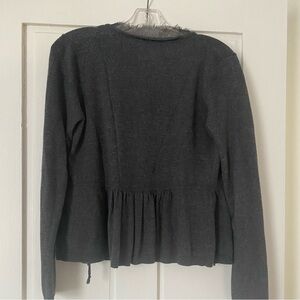 Light weight cardigan anthro size medium in gray